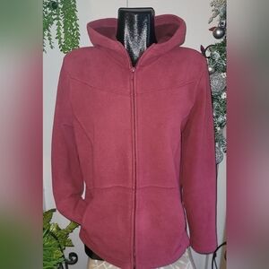Mondetta Burgundy Zippered Jacket  XL